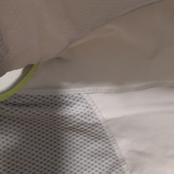 Brooks Running Womens Running Vest Size L White And Gray And Neon Yellow - Picture 6 of 7